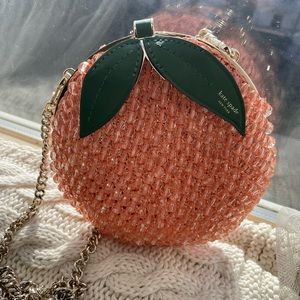 kate spade Peach clutch